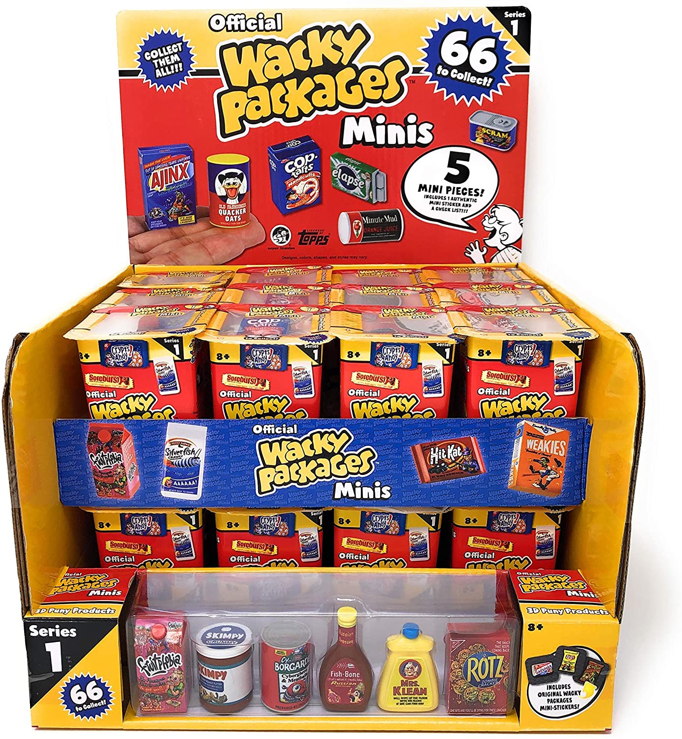 Wacky Packages Minis Series 1 Mystery Minis Blind Box [24 Packs] Ebay ...