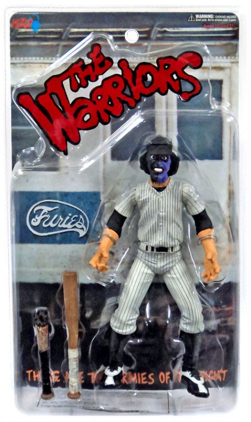 The Warriors Purple & Black Faced Baseball Fury Action Figure
