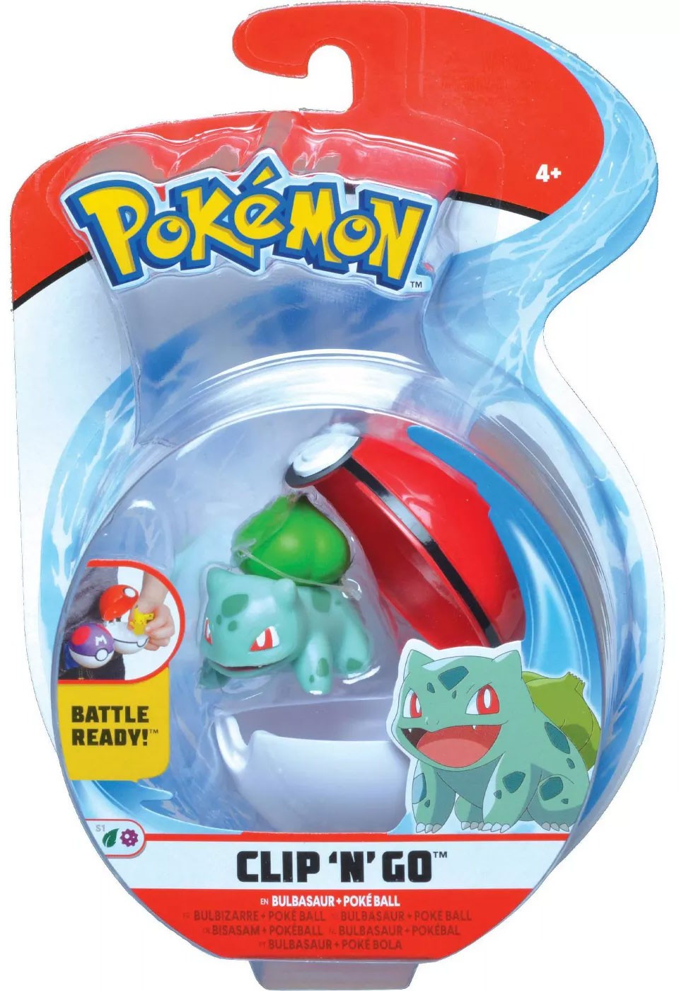 Pokemon Clip 'N' Go Bulbasaur Figure 