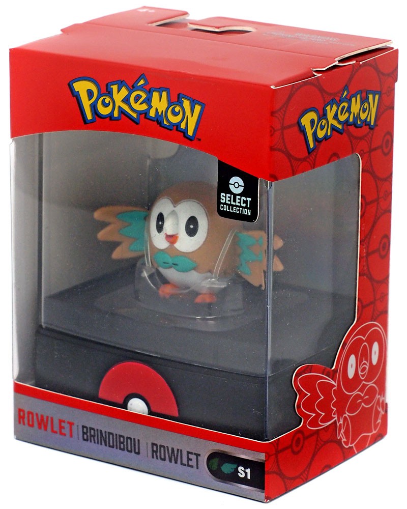 Pokemon Select Collection Series 1 Rowlet 2Inch Mini Figure