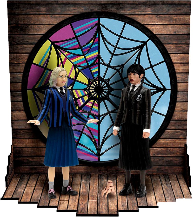 enid出品 5 Points Wednesday Addams & Enid Sinclair Action Figure Boxed Set