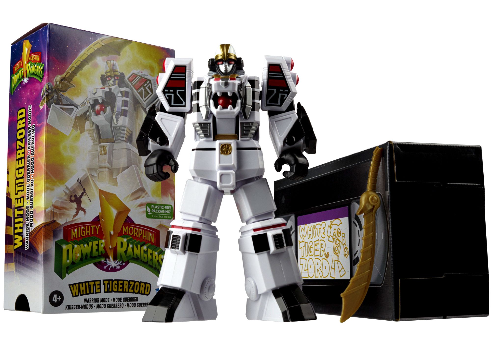 マックス・シャーザー　デトロイト・タイガース　フィギュア Power Rangers Mighty Morphin White Tigerzord Action Figure