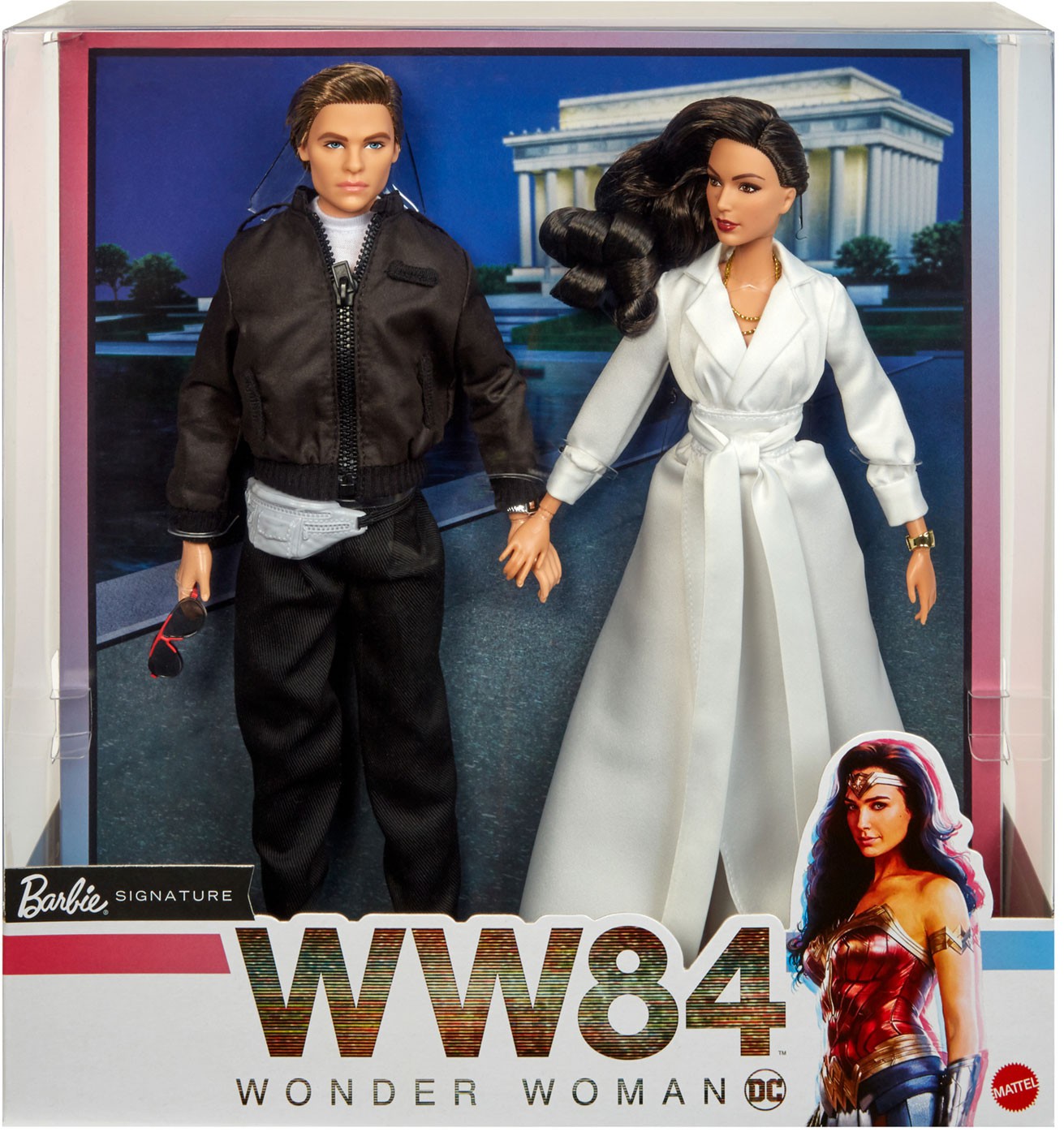 wonder woman and steve trevor barbie