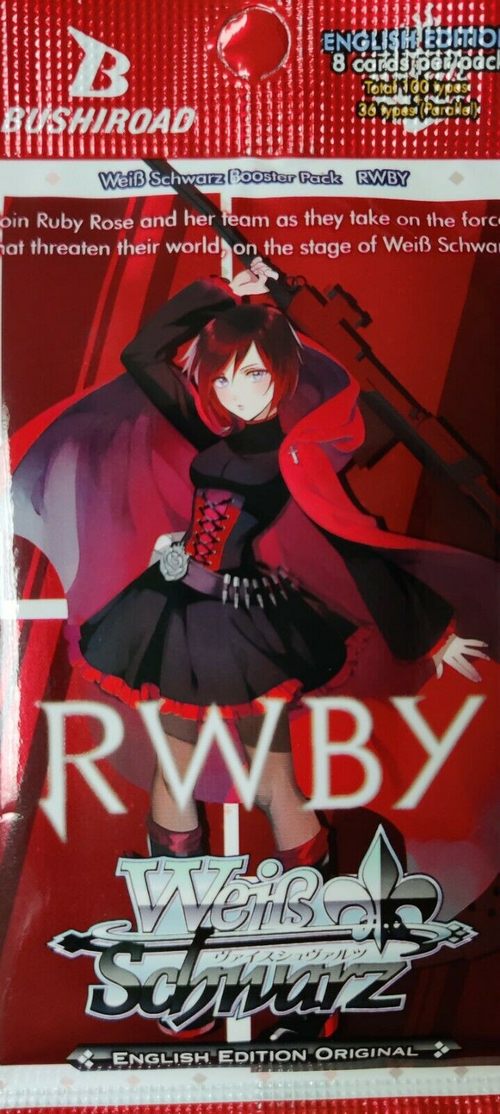 Weiss Schwarz TCG RWBY Booster Pack [8 Cards] | eBay