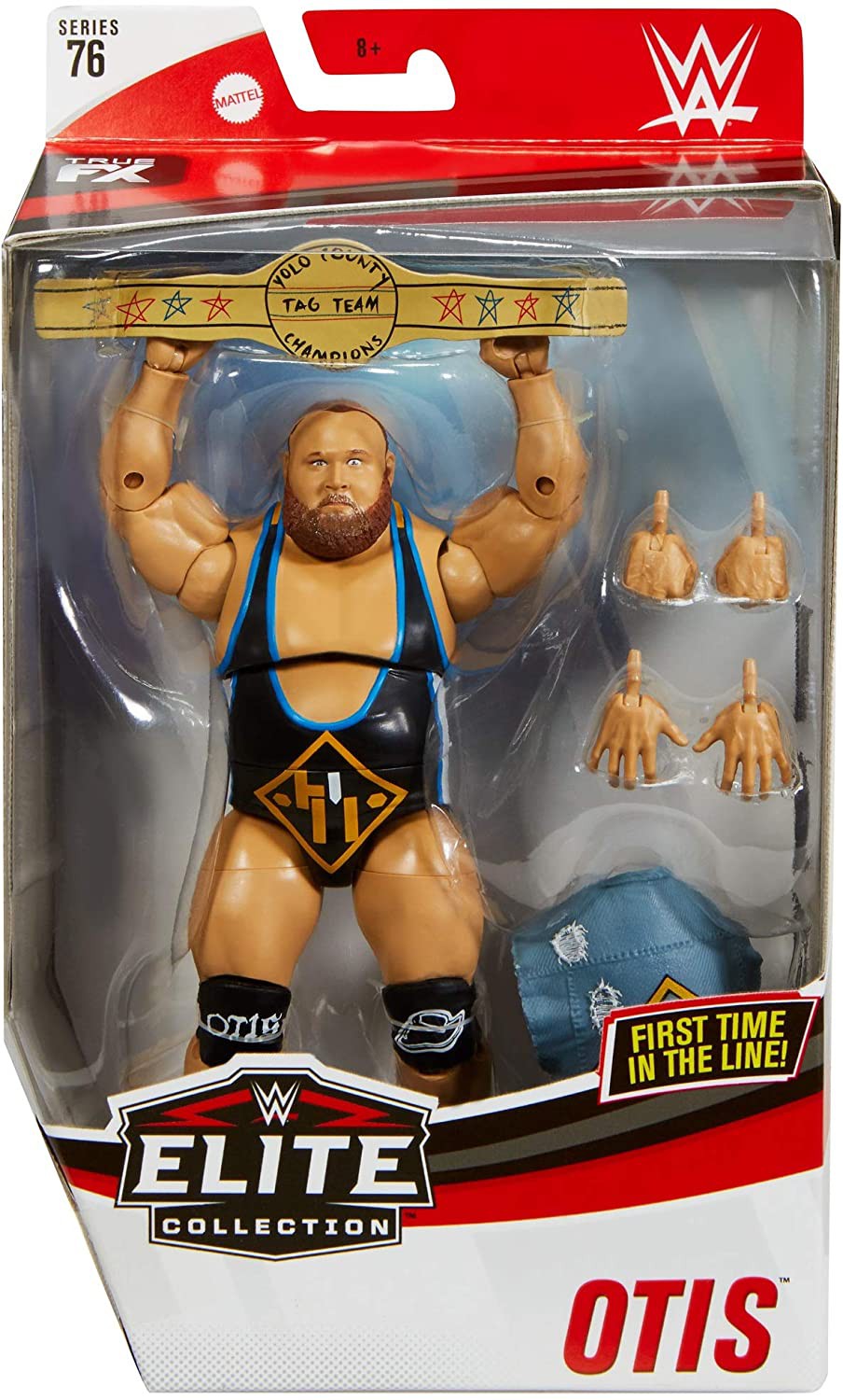 wwe wrestling elite collection series 76 heavy machinery otis action figure