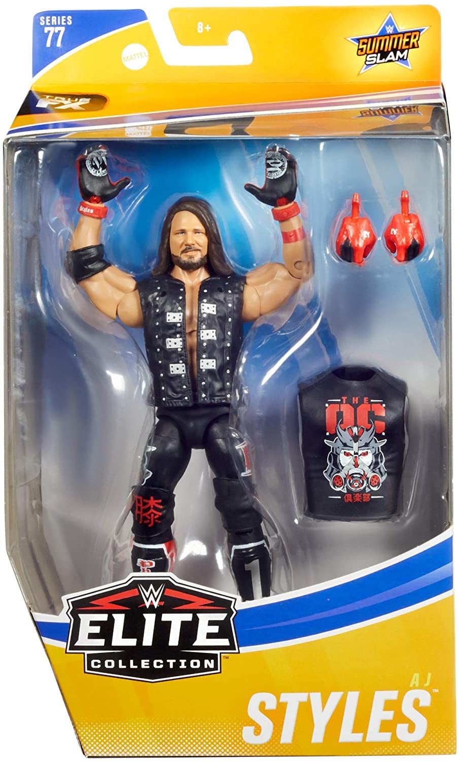 WWE マテル　エリート　ファーストリリース版　AJスタイルズ 未開封 WWE Wrestling Elite Collection Series 77 AJ Styles Action Figure