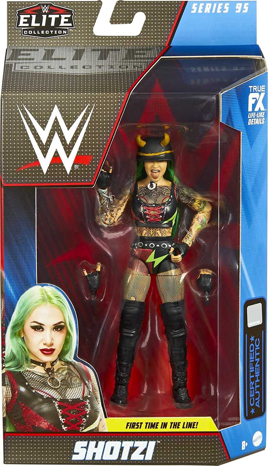 WWE Wrestling Elite Collection Series 95 Shotzi Blackheart Action
