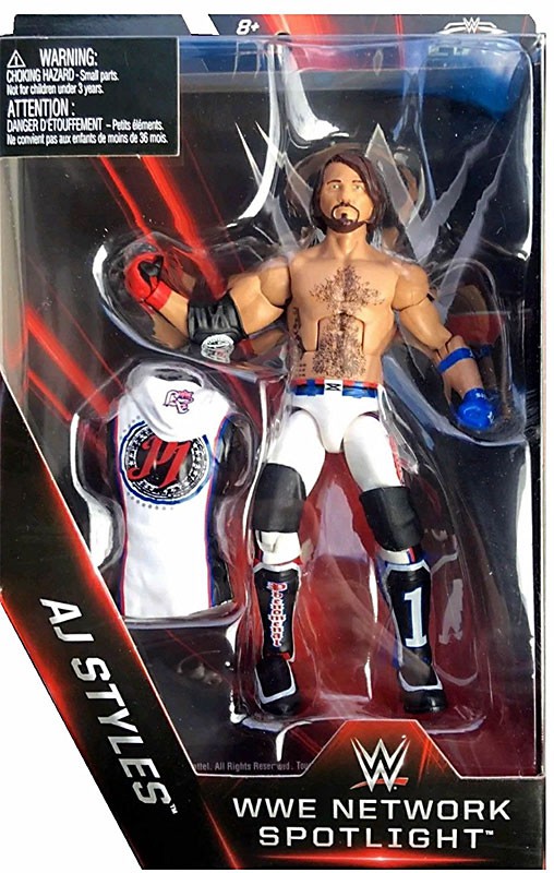 WWE Wrestling Elite Network Spotlight AJ Styles Action Figure | eBay
