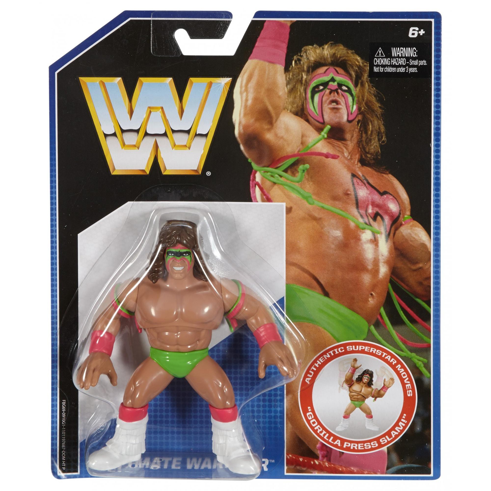 WWE Wrestling Retro Ultimate Warrior Action Figure 887961430622 - Wweosultwar