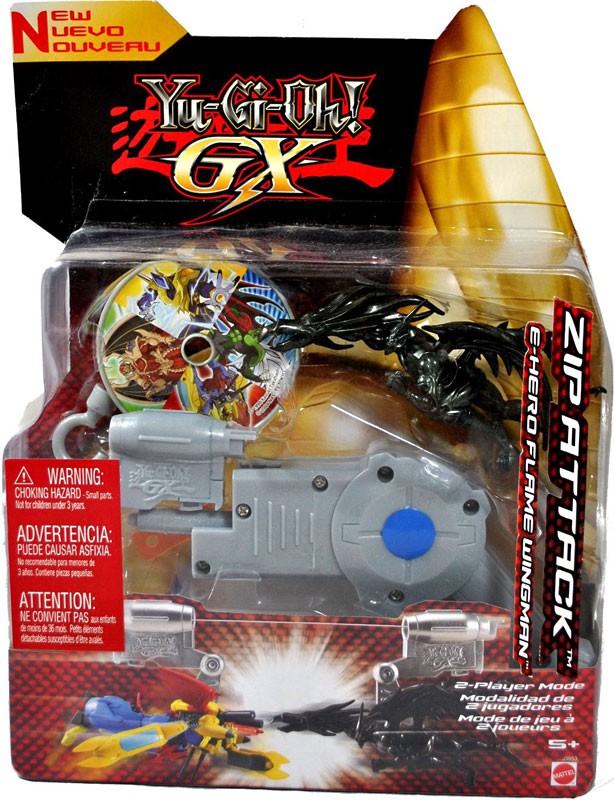 YuGiOh GX Zip Attack 2Player Mode EHero Flame Wingman Action Figure