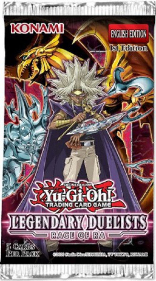 YuGiOh TCG Legendary Duelists Rage of Ra Booster Pack [5 Cards ...