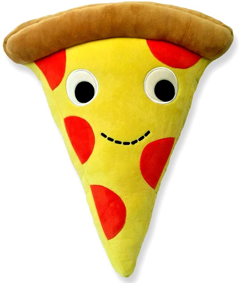 plush pizza slice