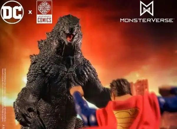 Superman  Vs Godzilla Action Figures from McFarlane!!