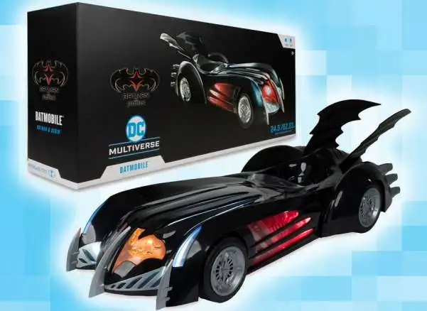 Batman & Robin Collector Ed. Lights & Sound Batmobile!