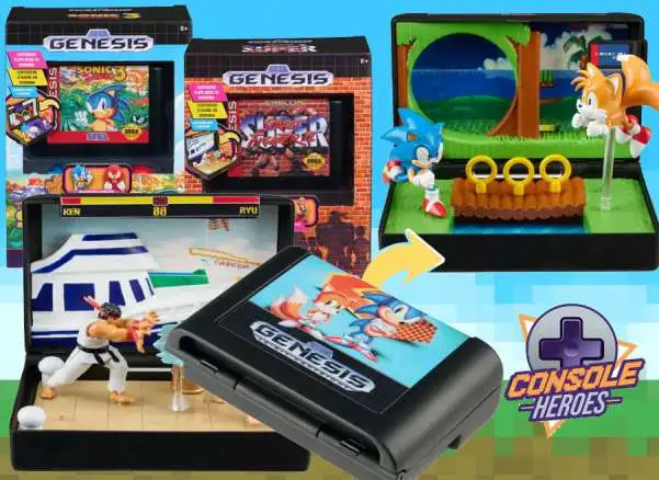 Console Heroes Game Cartridge Dioramas!