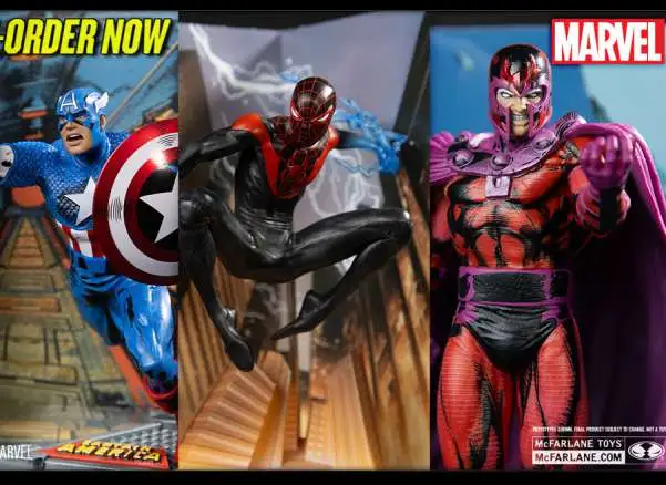 New McFarlane Marvel Comics Figures!