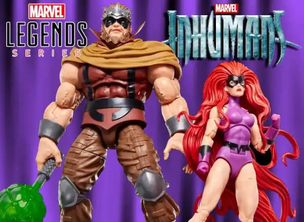 New Inhumans Marvel Legends Medusa & Gorgon!