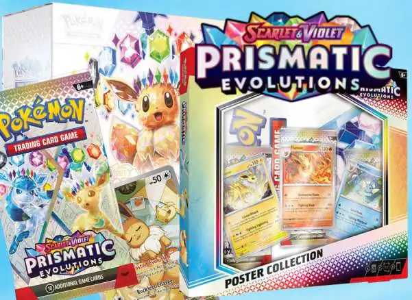 New Pokemon Prismatic Evolutions Collections!