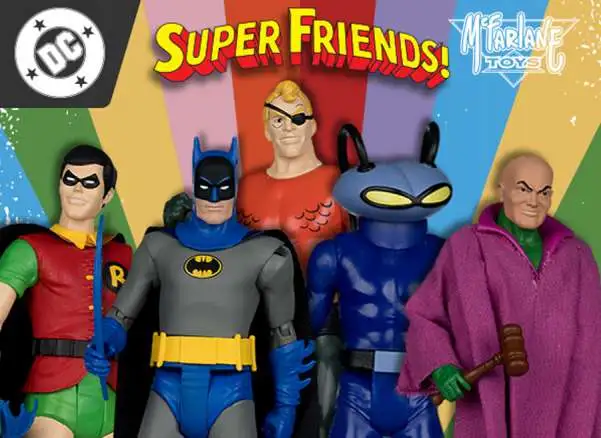 New McFarlane Super Friends Retro Figures!