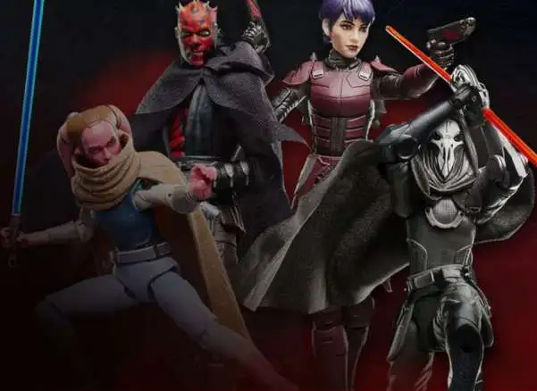 Star Wars Maul Shadow Lord Black Series Figures!