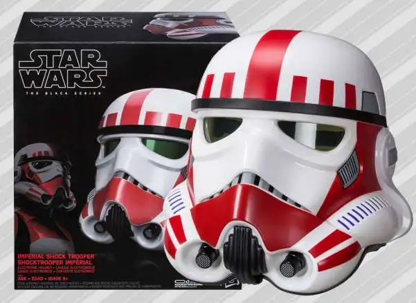 Star Wars Black Series Shock Trooper Premium Electronic Helmet!