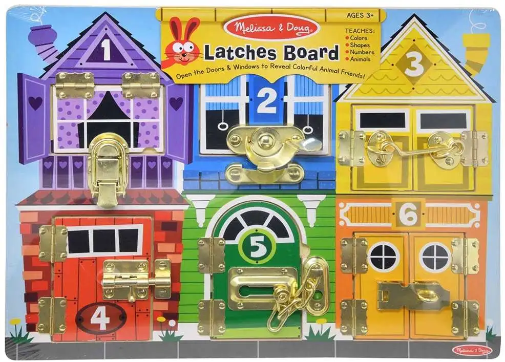 Melissa & Doug Latches Board Play Set