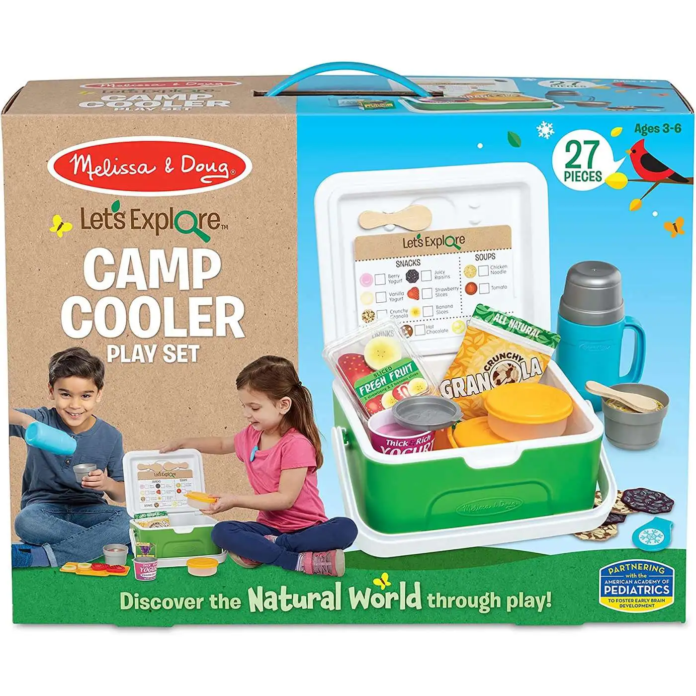 Melissa & Doug Let's Explore Camp Cooler Play Set [Loose]