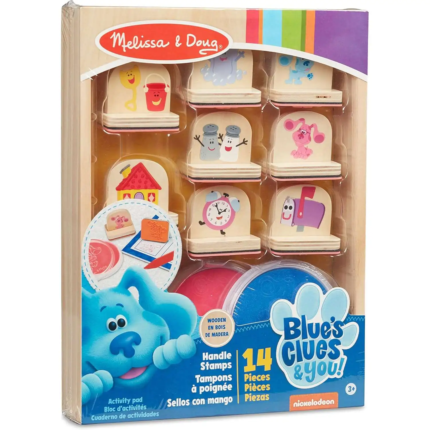 Blue's Clues & You! Wooden Handle Stamps Activity Set