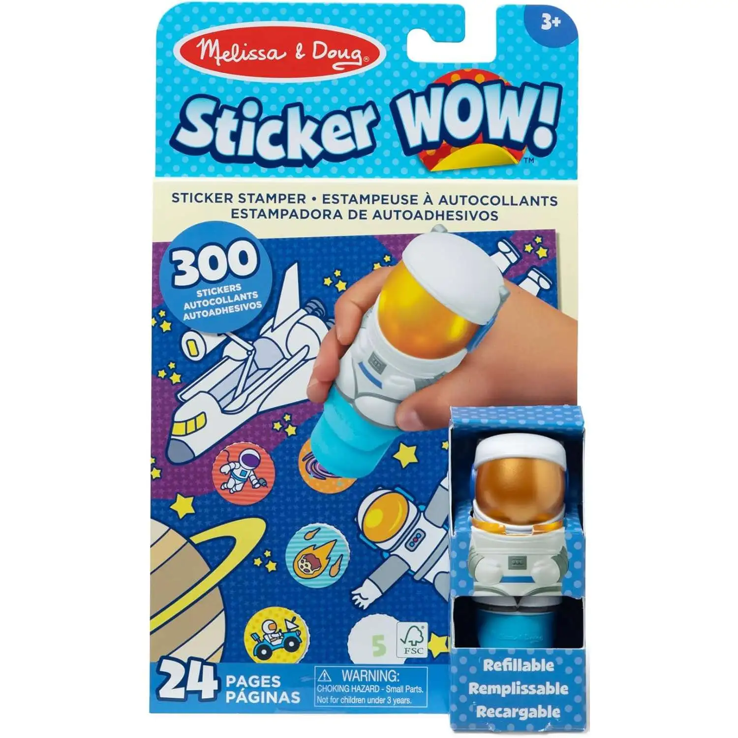 Sticker WOW! Astronaut Activity Book [300 Stickers!]