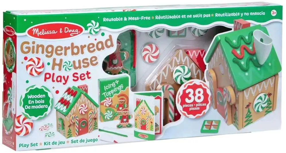 Melissa & Doug Gingerbread House Play Set [Green]