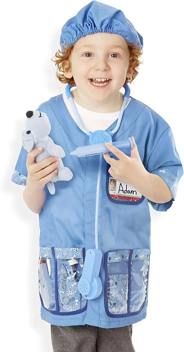 Melissa Doug Lets Explore Veterinarian Role Play Costume Set - ToyWiz