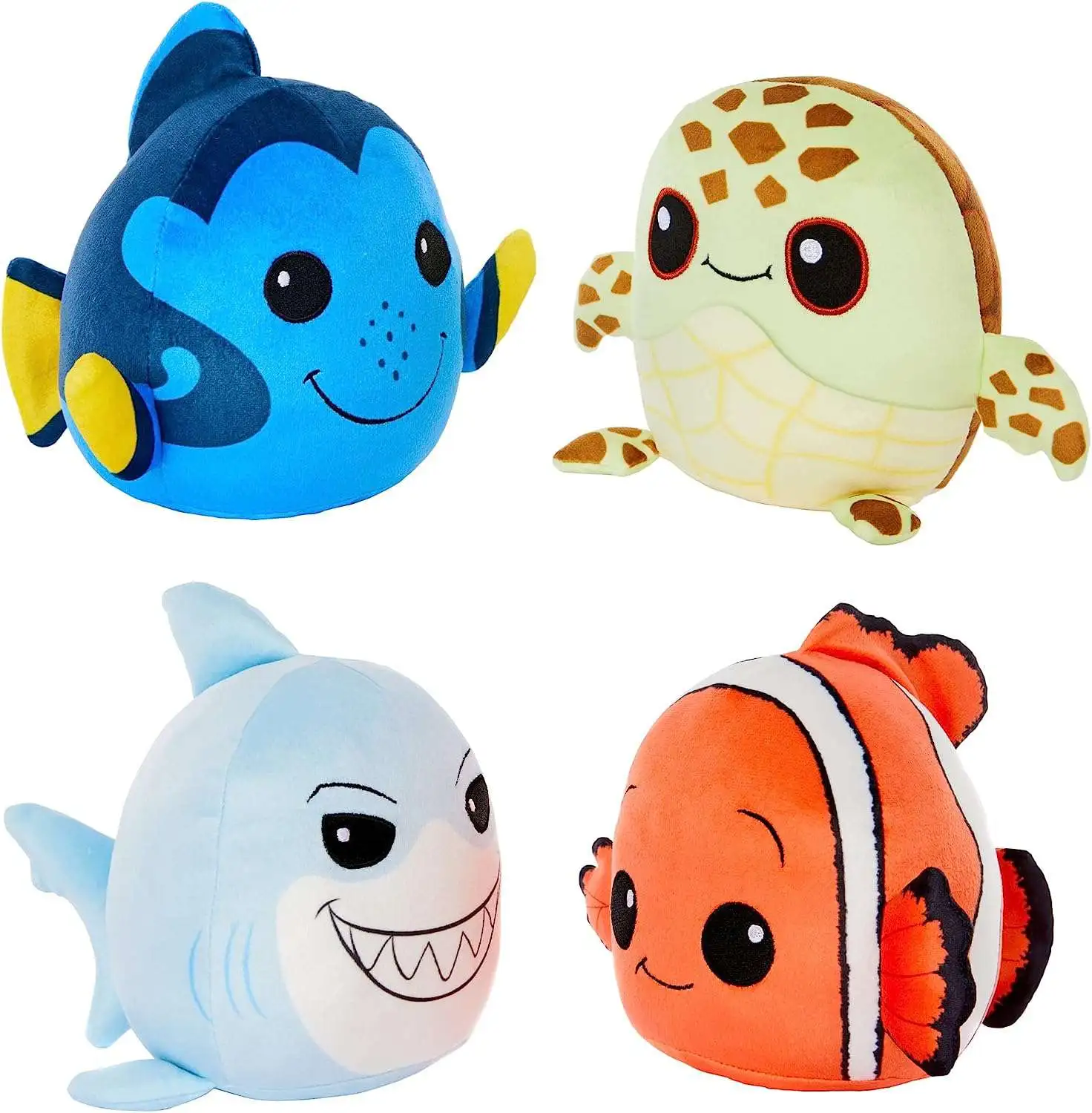 Disney / Pixar Finding Nemo Cuutopia Nemo, Dory, Squirt & Bruce Exclusive 5-Inch Plush 4-Pack