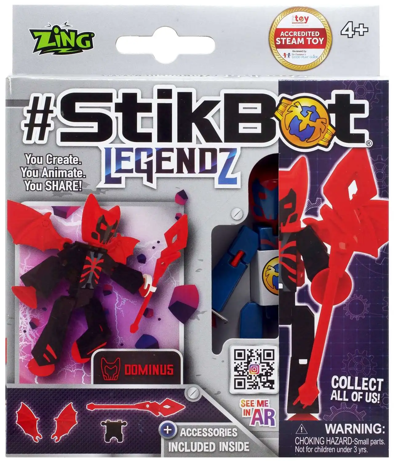 Stikbot Legendz Dominus 3-Inch Figure