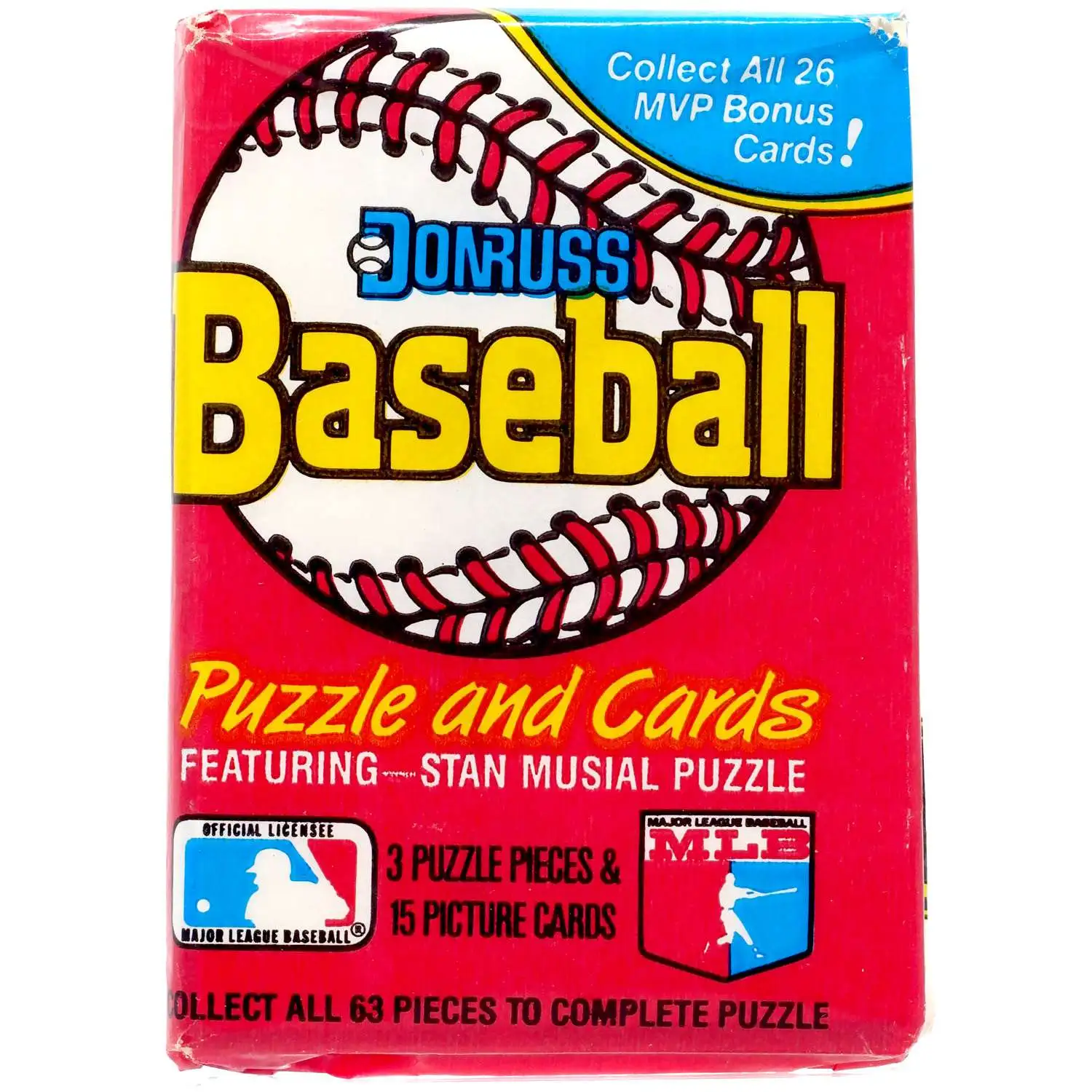 MLB 1988 Donruss Baseball Trading Card WAX Pack