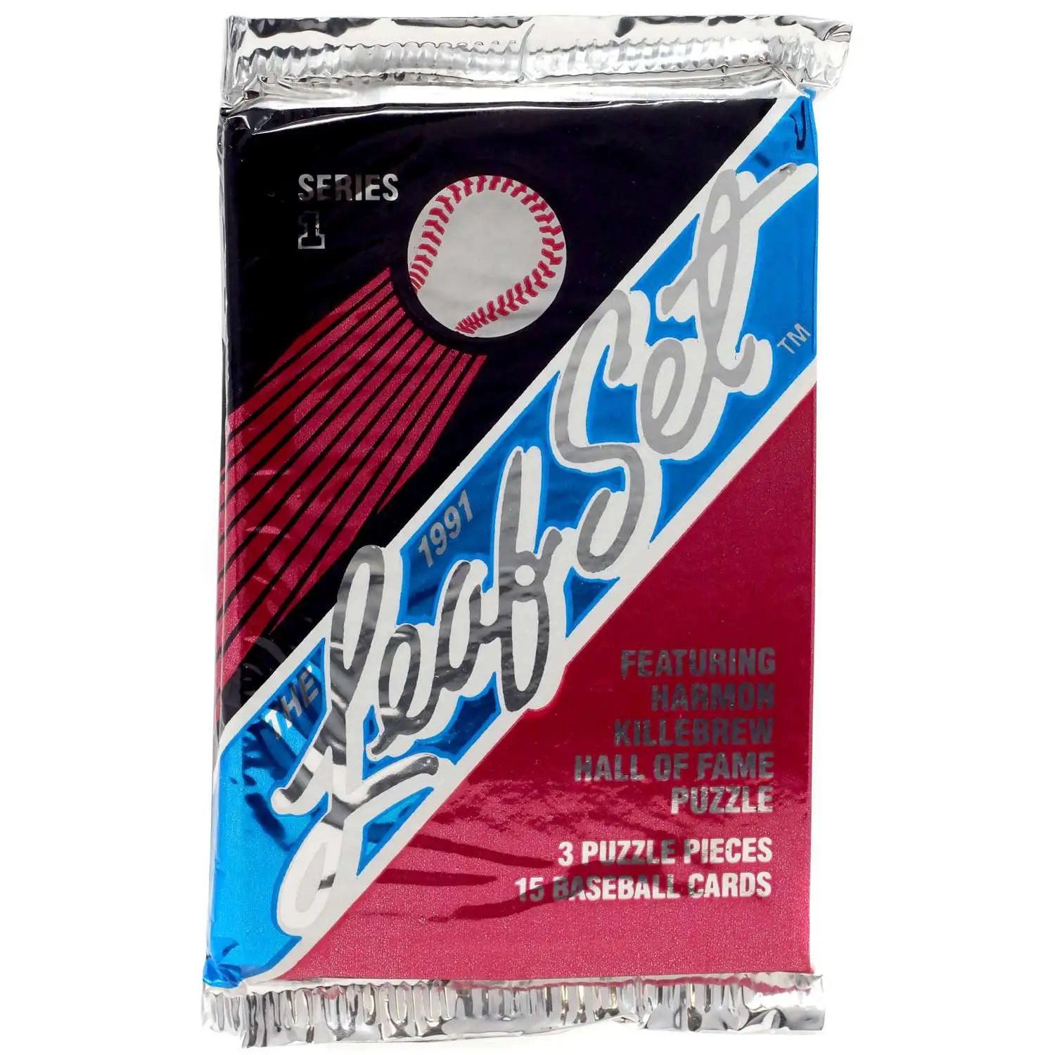 MLB 1991 Leaf Series 1 Baseball Trading Card WAX Pack [15 Cards]