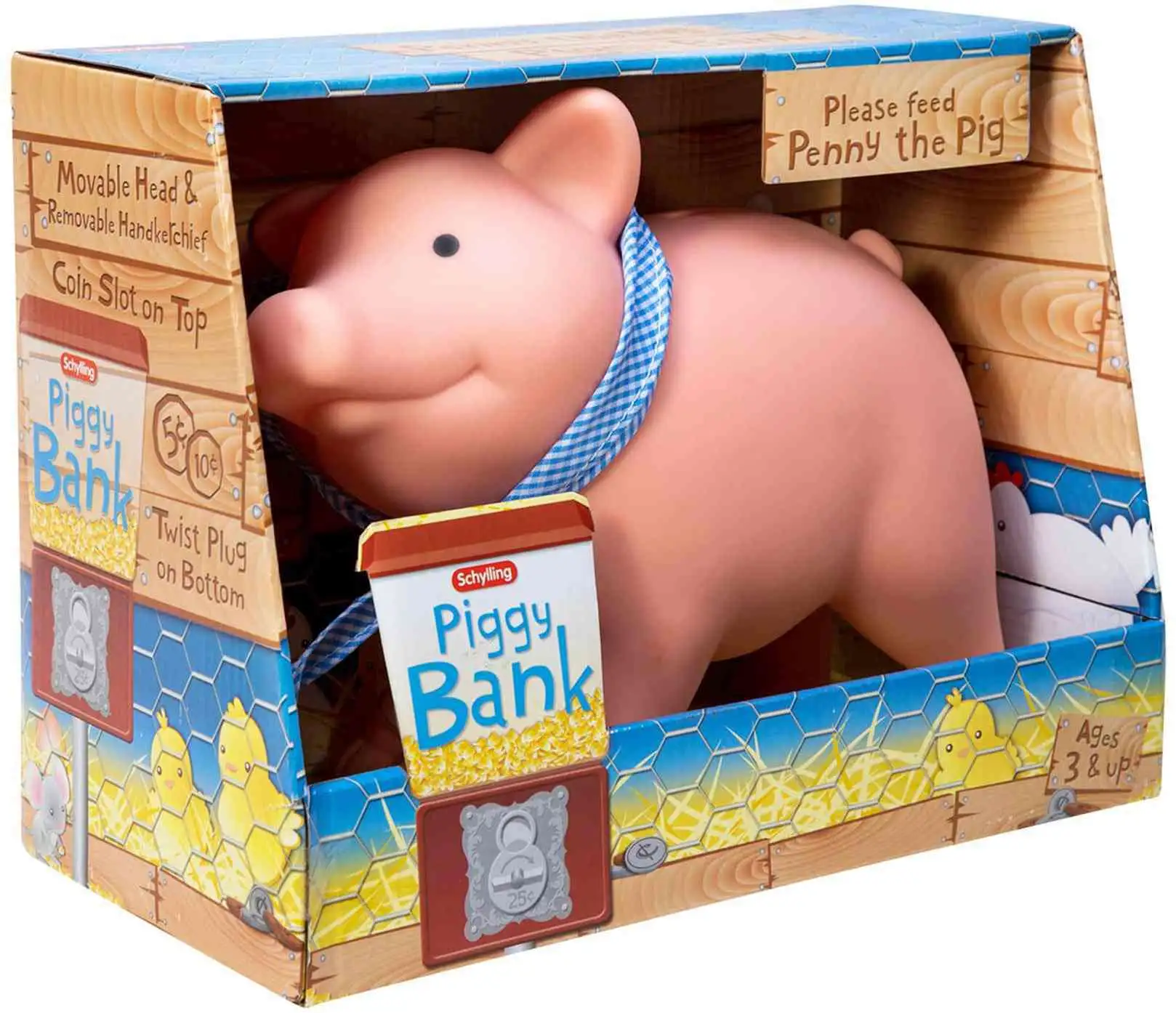Penny the Pig 7.5-Inch Piggy Bank [Damaged Package]