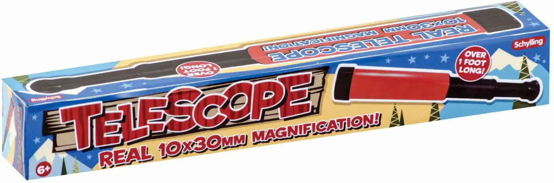 Schylling Real Telescope [10x30 Magnification!, Damaged Package]