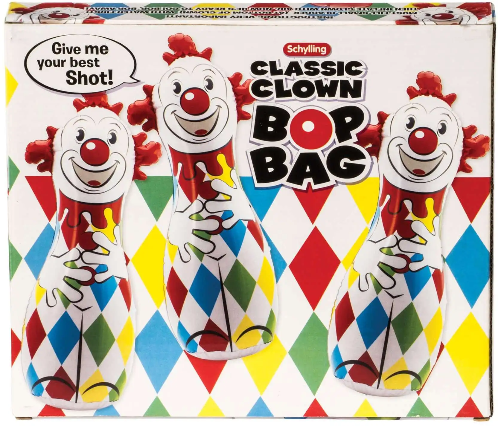 Schylling Classic Clown Bop Bag