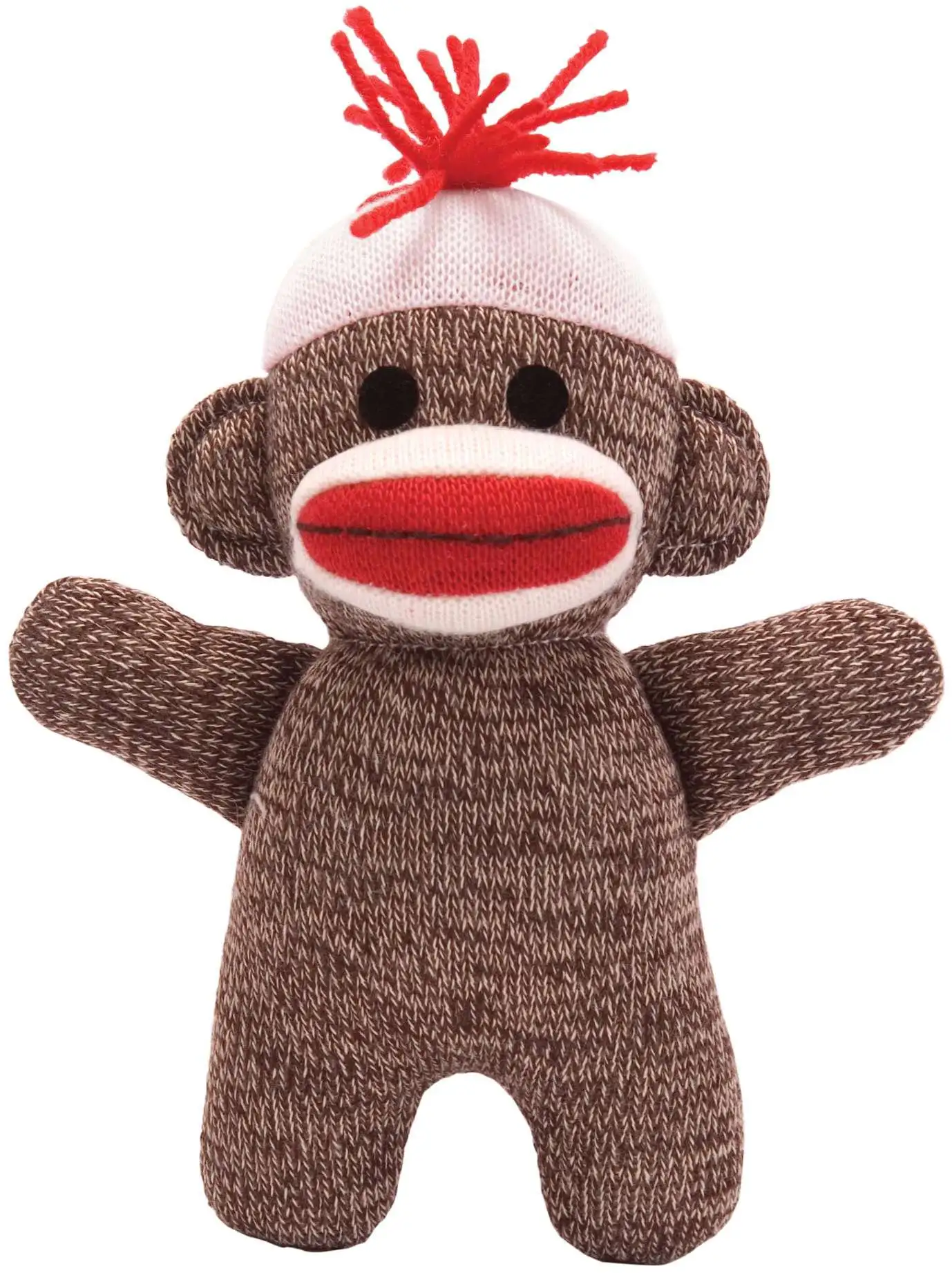 Sock Monkey Baby 7-Inch Plush