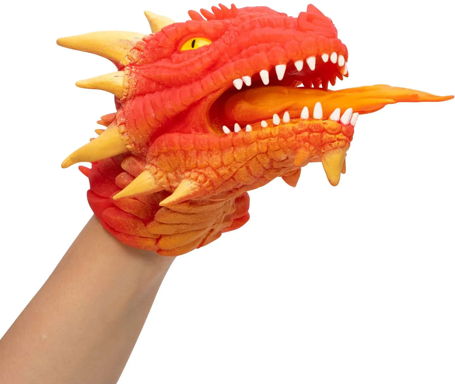 Ferocious Fire Breathing Dragon Hand Puppet [RANDOM COLOR]