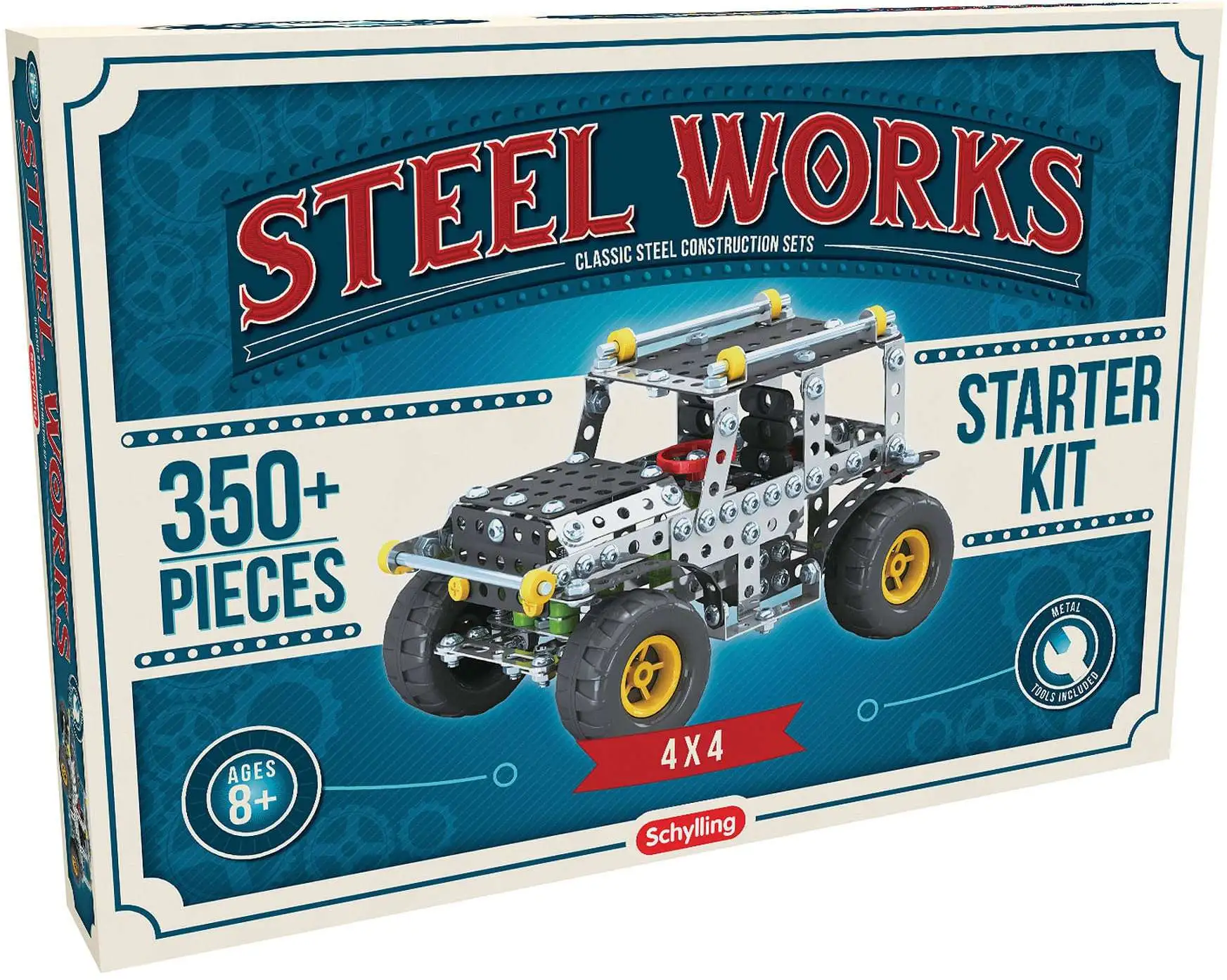 Steel Works Starter Kit 4 x 4 Construction Set Schylling ToyWiz