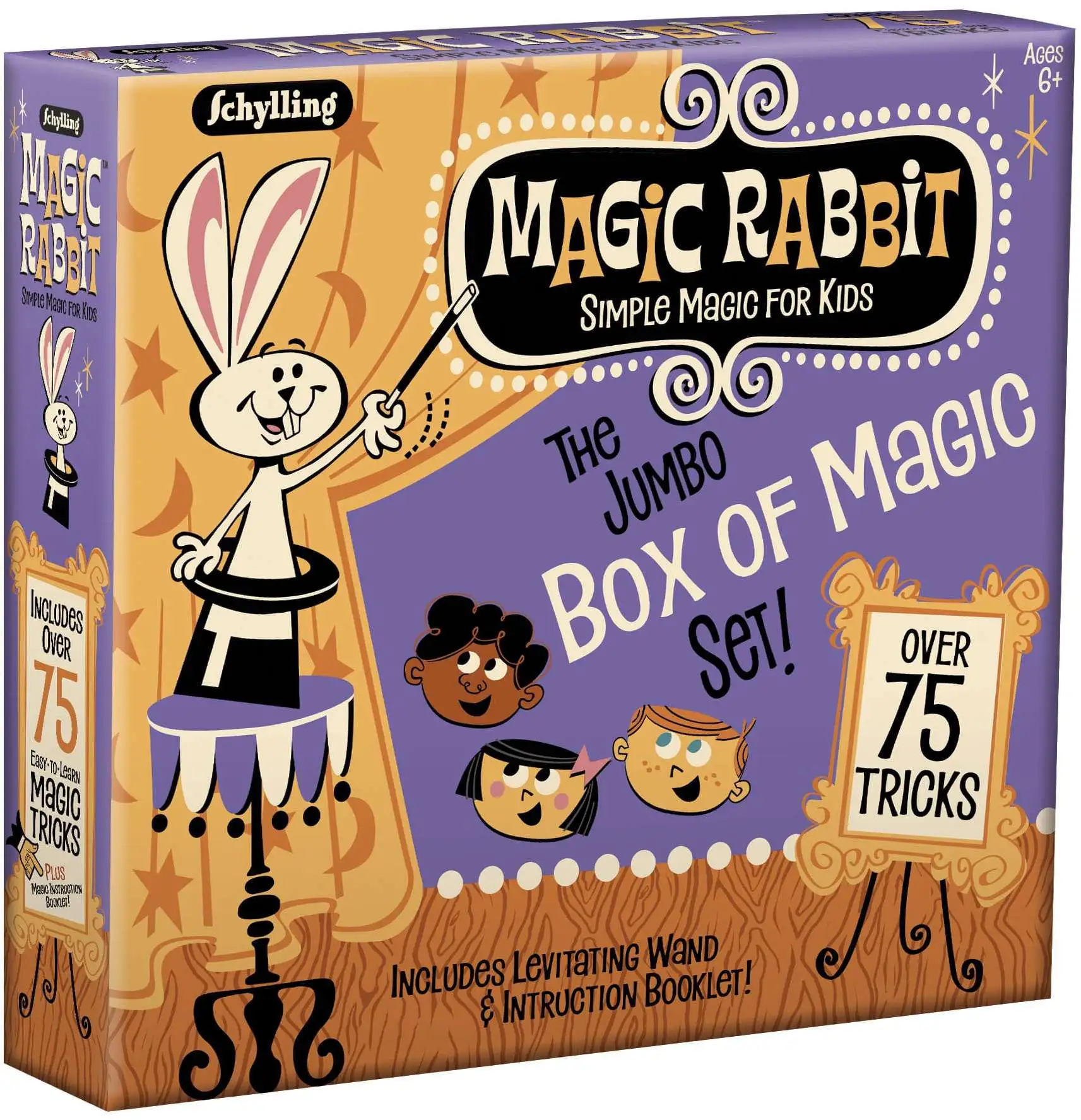 Magic Rabbit Jumbo Box of Magic Kit Over 75 Easy to Learn Tricks ...