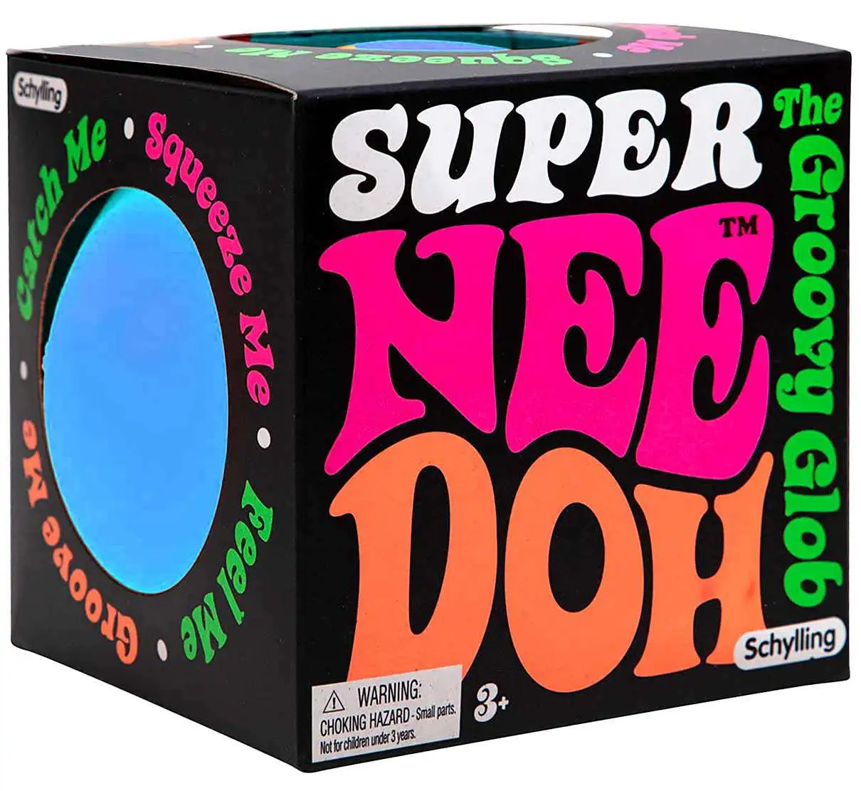 NeeDoh The Groovy Glob Super 4.5-Inch Large Stress Ball [RANDOM Color]