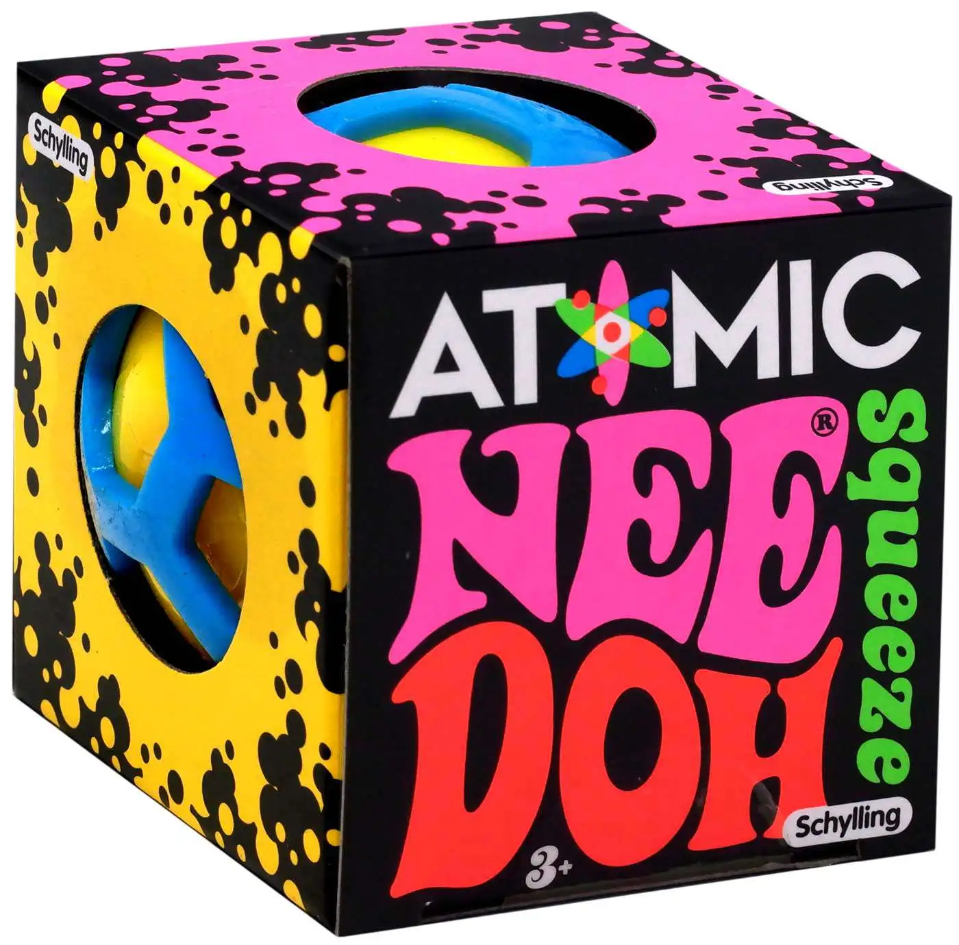 NeeDoh Atomic RANDOM Color 2.5-Inch Small Stress Ball