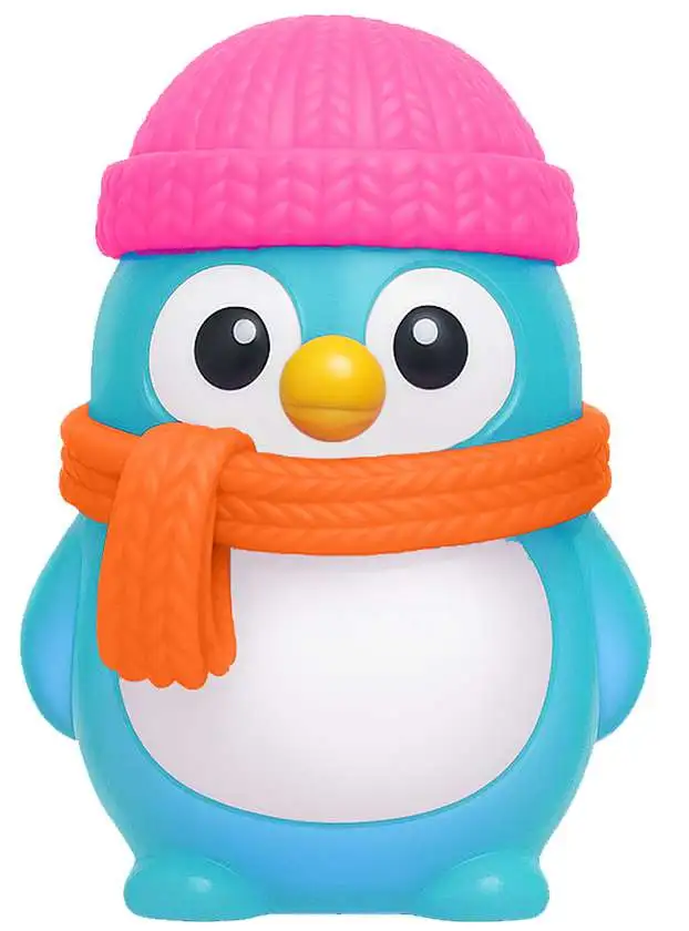 NeeDoh 2026 Squishmas Polar Glow Penguin Stress Ball [1 RANDOM Color, Glows in the Dark!] (Pre-Order ships July)