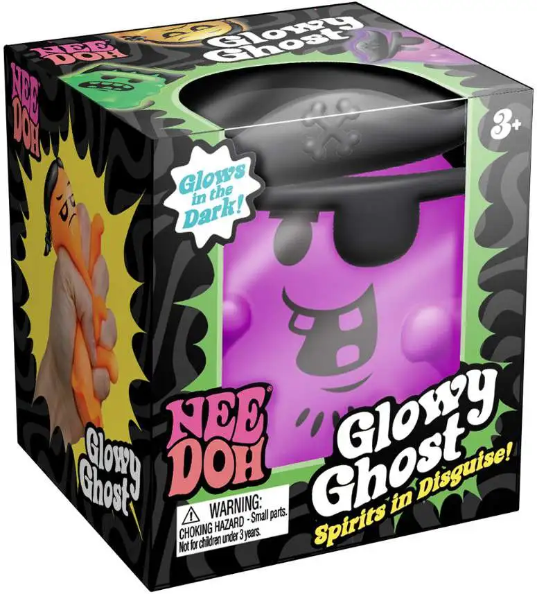 2026 Needohween Glowy Ghost Stress Ball [1 RANDOM Glow-in-the-Dark Costumed Ghost] (Pre-Order ships July)