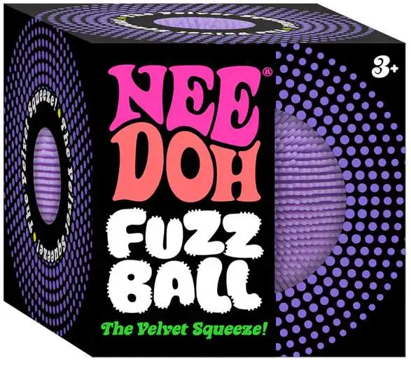 NeeDoh Fuzz Ball PURPLE Stress Ball