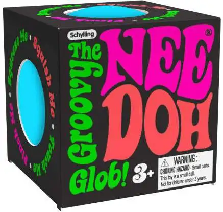 NeeDoh The Groovy Glob Teenie 1.5-Inch Small Stress Ball [1 RANDOM COLOR Stress Ball]