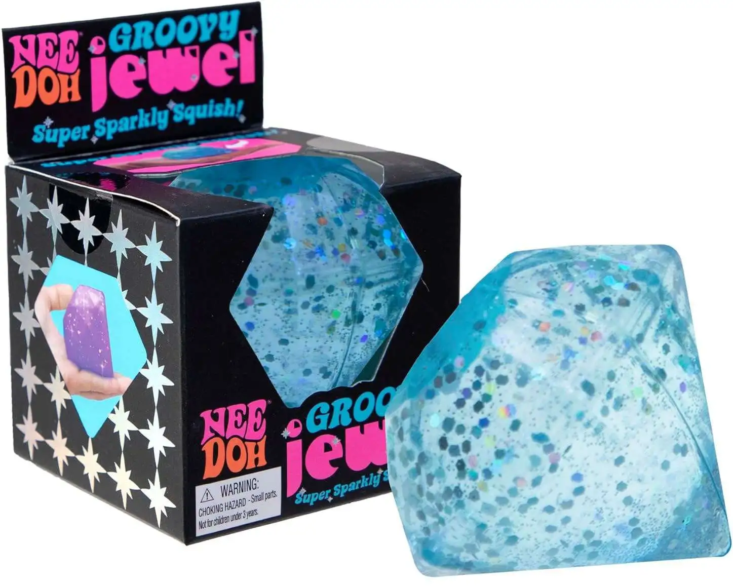 NeeDoh Groovy Jewel Stress Ball [1 RANDOM Color]