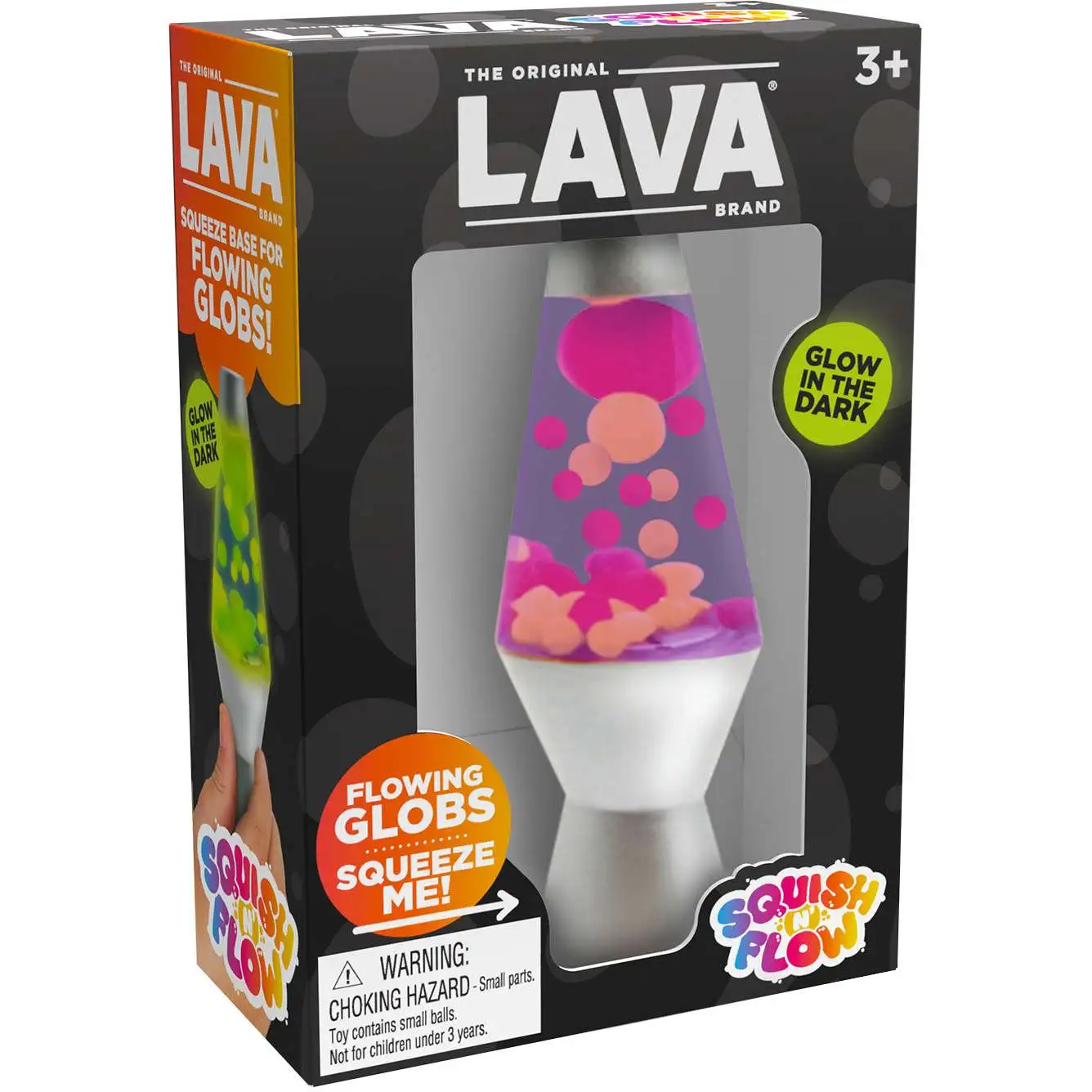 The Original LAVA Brand Squish N' Flow LAVA Lamp Squeeze Toy [Glow-in-the-Dark]
